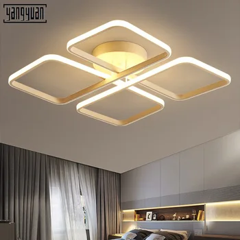 

Square Ceiling Lights Bedroom Living Room Modern LED Ceiling Lamp with Remote Control Light Fixtures Home Lighting Ceiling Light