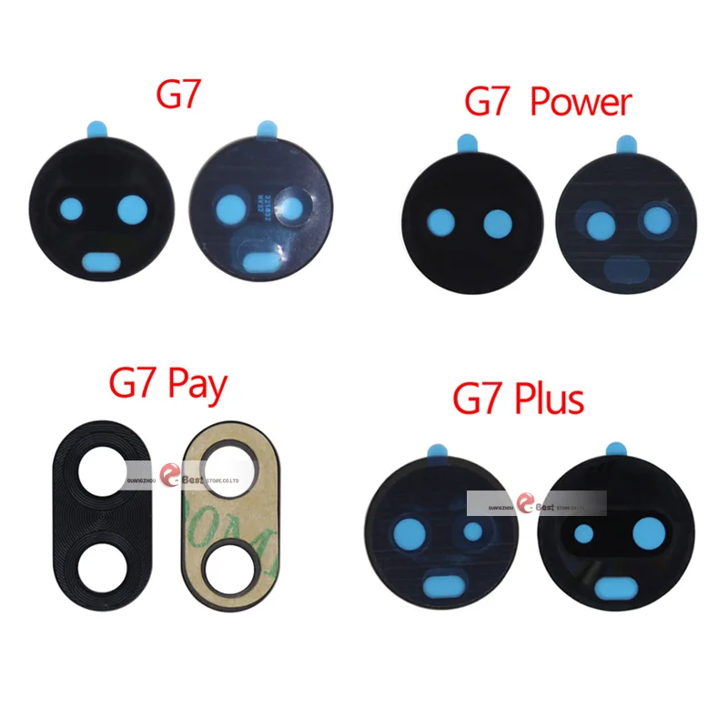 1set New For Motorola Moto G7 Plus / Power Back Rear Camera Lens Glass Cover with Adhesive Sticker Tape Parts | Мобильные телефоны