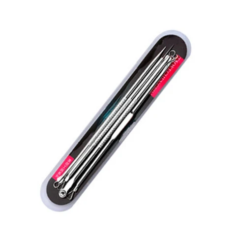 Rose Gold Acne Blackhead Comedone Pimple Belmish Remover Needles Face Beauty Skin Care Tools Black Head Removal Tool