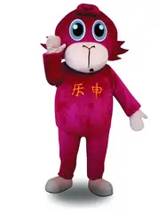 Горячая Распродажа классический вариант темно-красный талисман обезьяны костюм для взрослых на Хеллоуин День Рождения мультфильм одежда