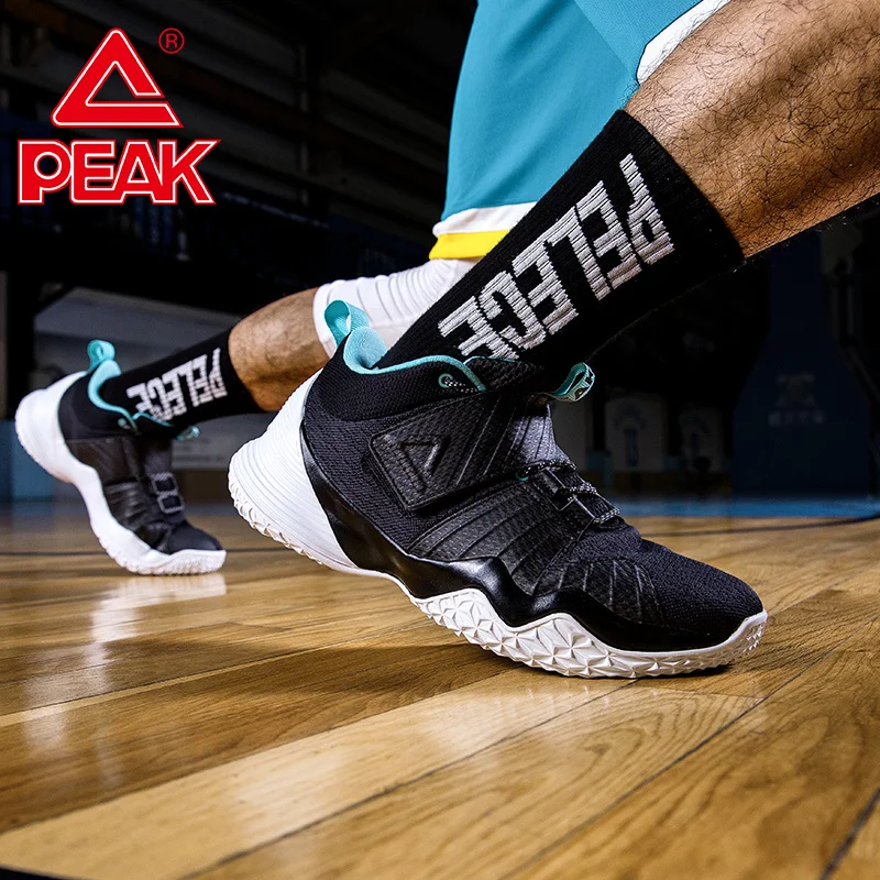 

PEAK Men's Low-top Basketball Shoes Breathable Rebound Basketball Shoes Hit Color Non-slip Wear-resistant Sneakers And Boots