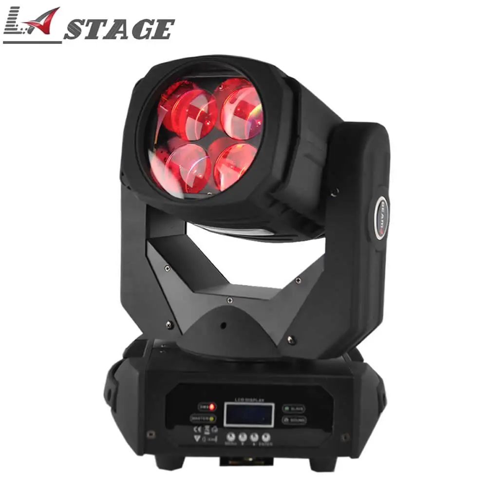 Free Shipping 4x25w Led Super Beam Moving Head Mini Dj Light Stage Uplighting For Disco Nightclub DJ Bar Party Lights | Лампы и