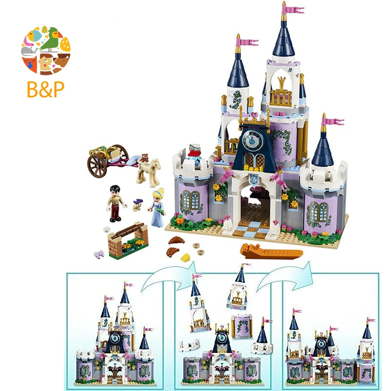 41154 игрушки 655 шт. серия фильмов замок мечты набор строительных блоков кирпичи развивающие игрушки для подарков 25014