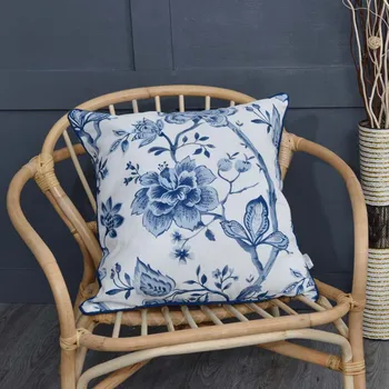 

Cai Libu blue flower printing cushion cushion sofa sofa chair home decoration car cushion cover