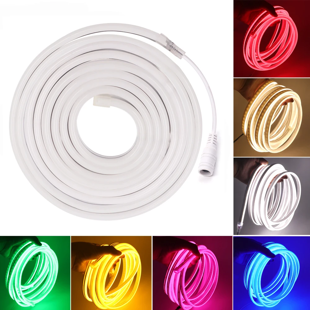 Гибкая неоновая СВЕТОДИОДНАЯ лента SMD 2835 120Led s/m 12 В постоянного тока