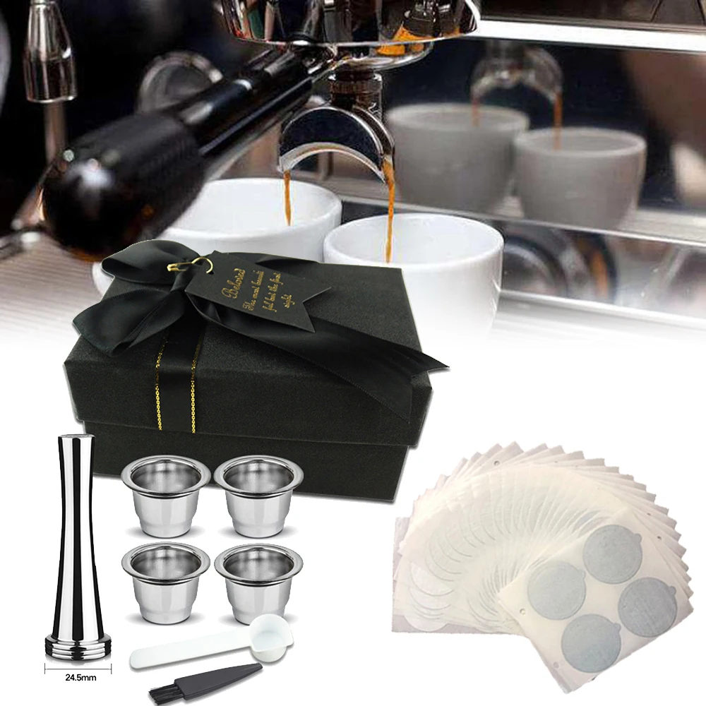 Многоразовые капсулы для кофе из нержавеющей стали для Nespresso