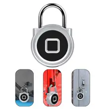 P10 сплав отпечаток пальца замок тренажерный зал небольшой замок шкаф замок электронный замок Смарт usb зарядка Противоугонный замок без ключа