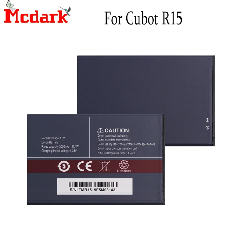 

For Cubot R15 Battery Replacement High Quality 3000mAh Back Up Bateria For Cubot R15 Smart Phone