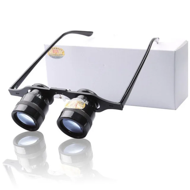 HD Blue Coating Бренд BIJIA HD объектив 10x34 Polaroid 10x Лупа рыболовные очки Стиль бинокль ночного видения телескоп очки для вида Дрифт - Цвет: HD Blue Coating