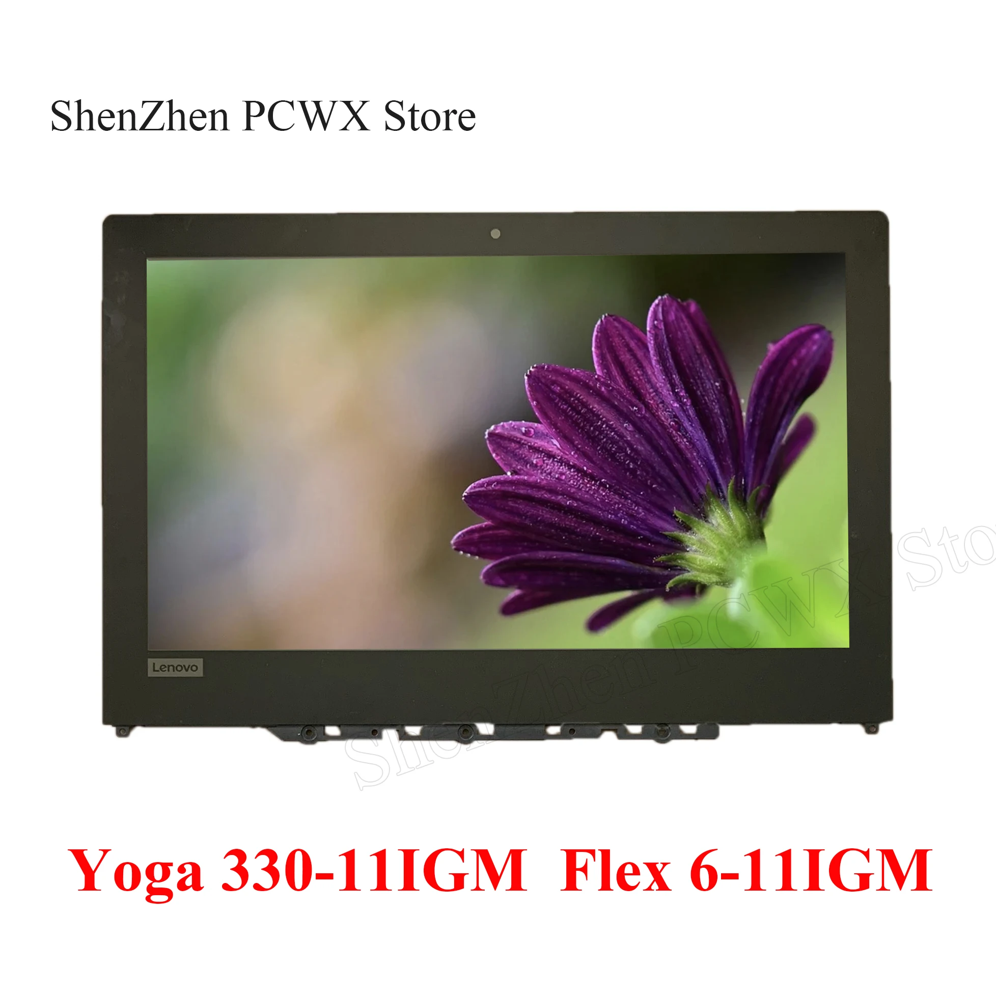 Для Йоги 330-11IGM 81A6 Flex 6-11IGM 81A7 11 6 &quotLCD сенсорные сборки + рамка 5D10Q73677 HD 1366*768 30