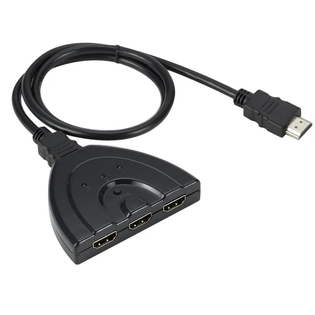 Новый 3 переключатель порта HDMI в 1 Выход 1080P концентратор V1.4B коммутатор кабель