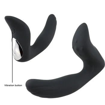 Male Prostate Massage Dildo Vibrator Anal Plug Silicone Waterproof Prostate Stimulator Butt Plug Sex Toy For Men adult sex toys 2