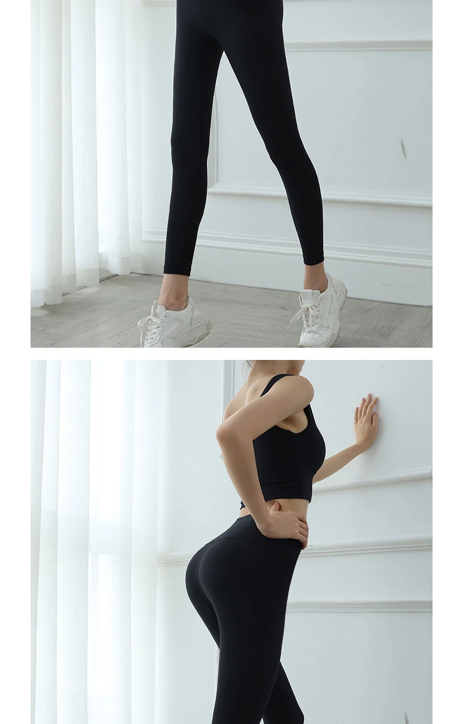 Women Sports Gym Yoga Pants Compression Tights Seamless Pants Stretchy High Waist Run Fitness Leggings Hip Push Up Training Tigh