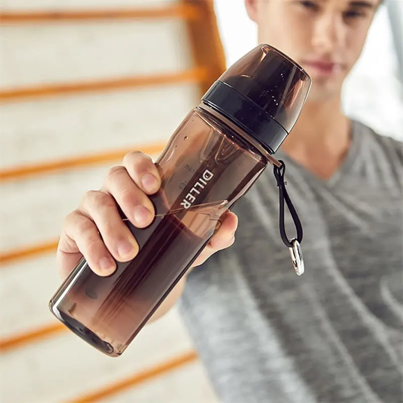 Upspirit портативная Спортивная бутылка для воды с веревкой большой емкости питьевой чайник для занятий спортом на открытом воздухе путешествия протеиновый шейкер посуда для напитков