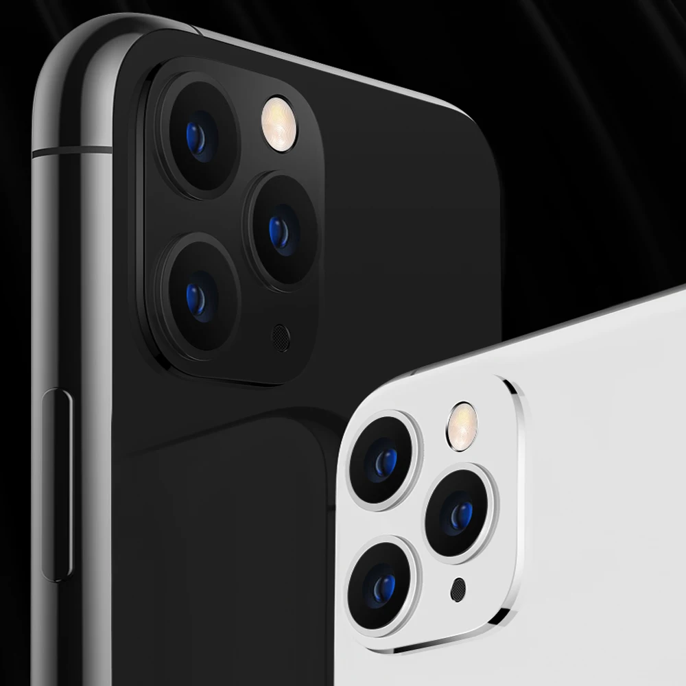 2 шт применимый iPhone Apple X XS MAX Seconds изменить для iPhone11 PRO MAX наклейка на рассеиватель Модифицированная крышка камеры чехол из титанового сплава
