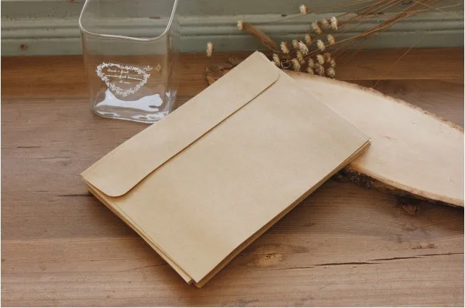 30pcs-kraft 30 шт./упак. ретро крафт-бумаги прозрачный конверт красный комплект с буквенным принтом почтовых бюджет конверты для Приглашения винтажные канцелярские принадлежности подарочная карта - Цвет: 30pcs-kraft