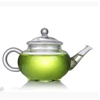 

GLASS HIGH RESISTANCE 250ML GLASS TEA POT TEA KETTLE TEAPOT