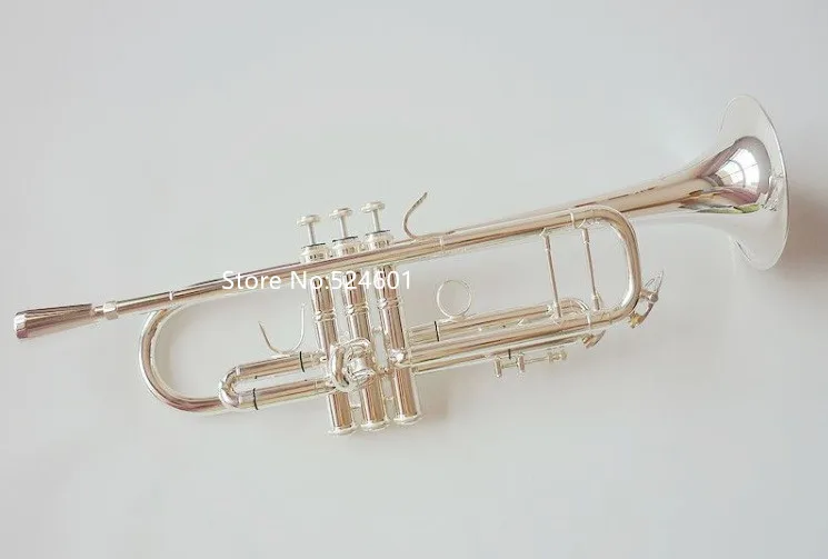 Bach LT180S-72 Bb Small Trumpet Silver Golden Key Professional Music Instruments with case