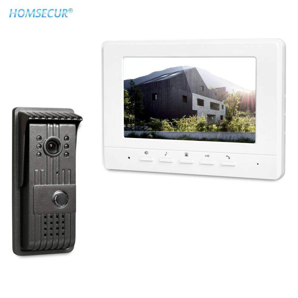 

HOMSECUR 7inch Hands-free Video Door Entry Call System with Intra-monitor Audio Intercom EU Delivery
