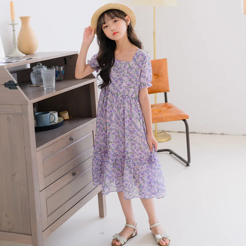 kids chiffon dress