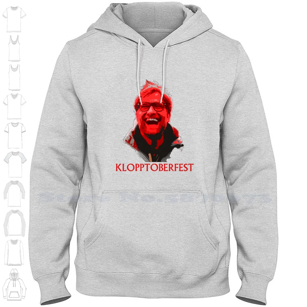Уличная одежда Klopptoberfest, Спортивная толстовка с капюшоном, футбольный клуб Jurgen Klopp Reds Ainfield Merseyside Mersey Gerrard Sturridge