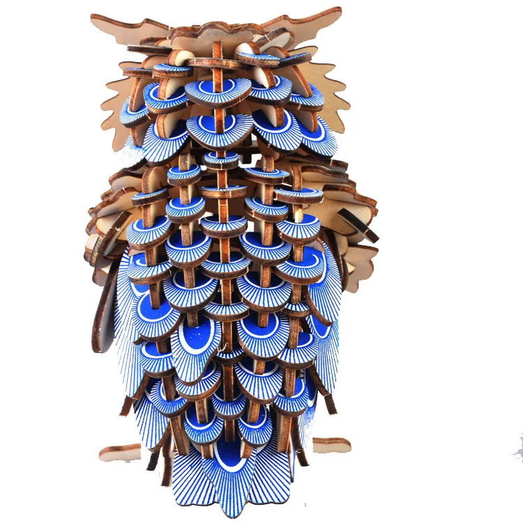 Wooden ornament 3D three-dimensional assembly model puzzle manual simulation product wooden boy children adult animal puzzle toy Wooden ornament 3D three-dimensional assembly model puzzle manual simulation product wooden boy children adult animal puzzle toy