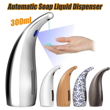 

300ml Waterproof Liquid Soap Dispenser Automatic Induction Foam Washing Mobile Phone Infrared Sensor Kitchen Bathroom Tools