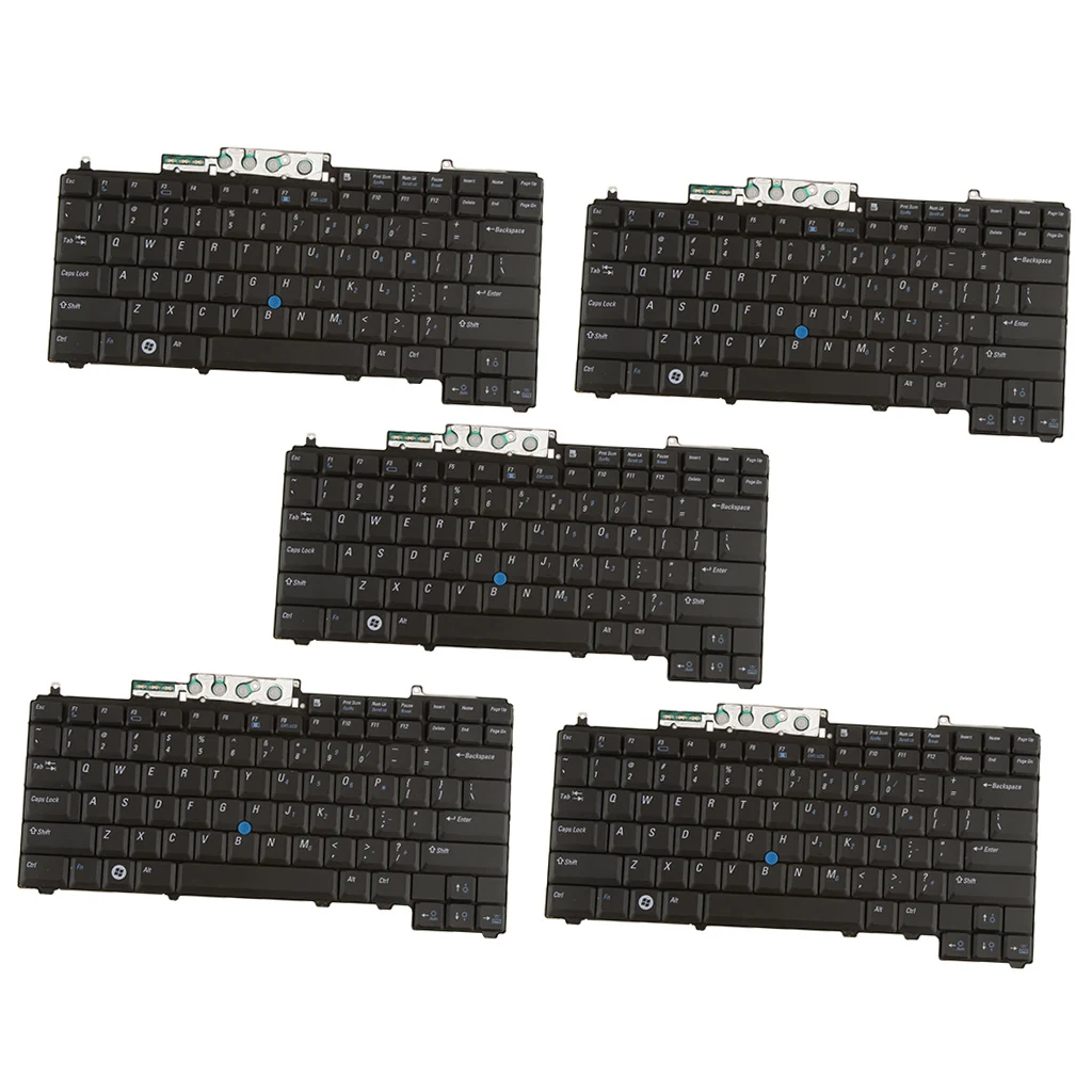 5Piece Laptop Keyboard US Layout For Dell Latitude D630 D830 Precision DR160 0DR160