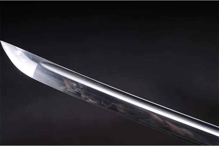Real japanese katana ninja sword T10 clay-tempered steel blade full tang samurai swords wooden scabbard sharpness for cutting
