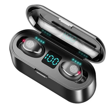 

BEESCLOVER TWS Bluetooth 5.0 Earphone Wireless Earphones Stereo Sports Wireless Earbuds 2000 mAh Power for iPhone Xiaomi d25