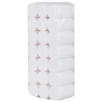 

21 Roll/Pack Virgin Wood Pulp Soft Four-Layer Paper Bathroom Household Draw Paper Toilet Roll Paper