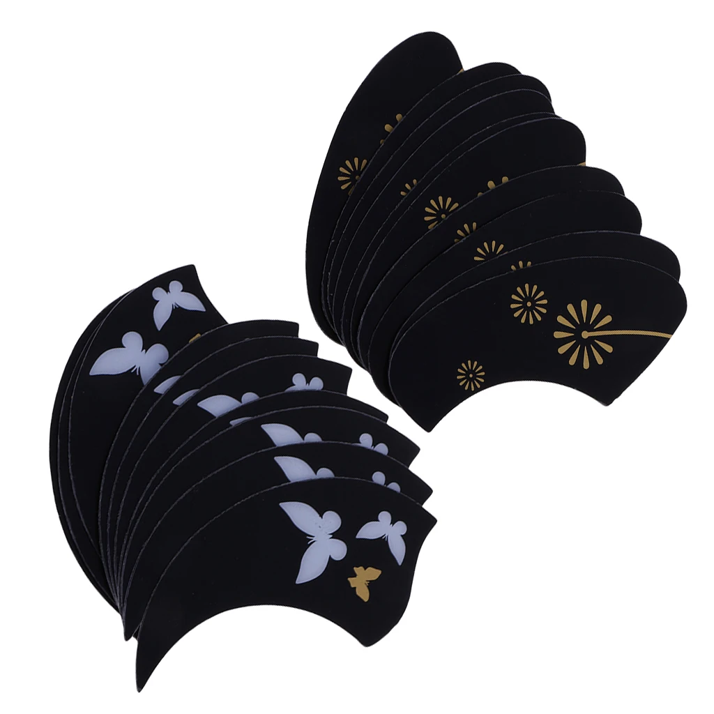 

20x Instrument Acesssory Ukulele Adhesive Pick Guard Scratch Plate Protector