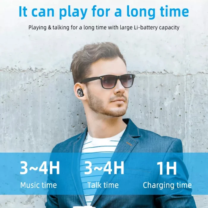 Bluetooth 5,0 наушники HiFi тяжелый бас SmartTouch Bliateral гарнитура вызова с зарядным устройством NK-Shopping