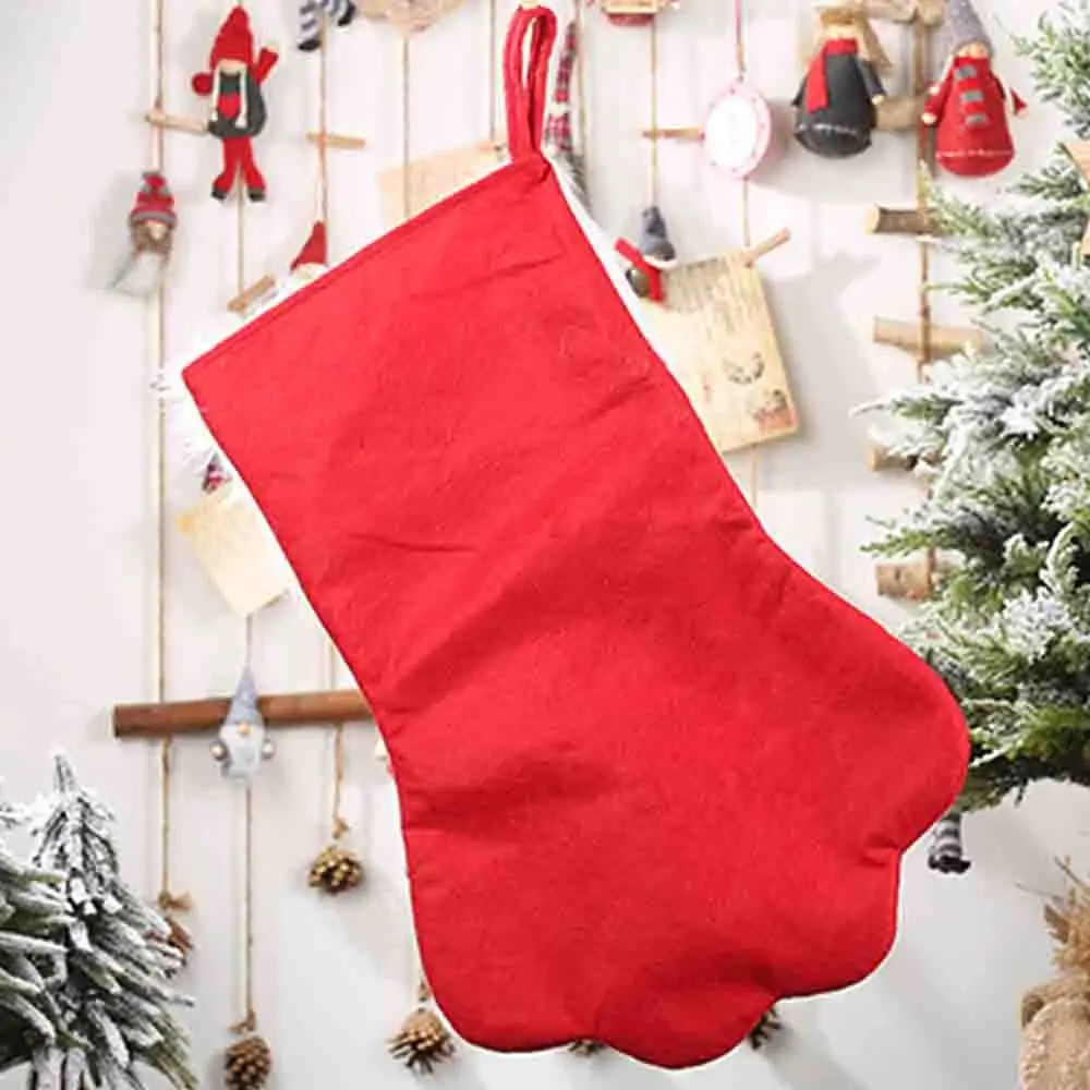 Креативный ПЭТ лапа собаки, кошки рождественские чулки носки Подарочный держатель сумки Рождественская игрушка кулон Новогодние украшения для дома
