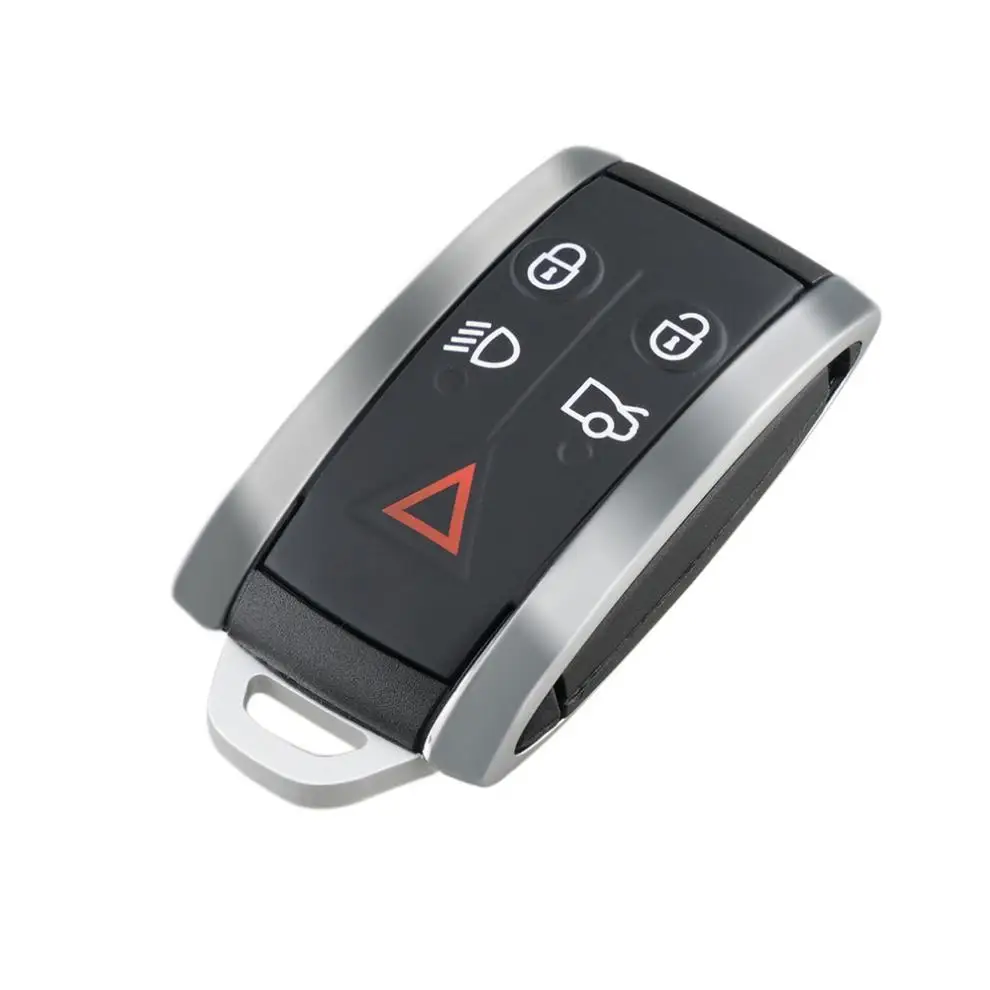 315/433Mhz 5 Buttons Smart Remote Car Key Fob with 6W8315K601EB / C2P17156 Chip KR55WK49244 Fit for Jaguar