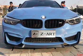 

2013-2019 Z-ART for BMW M3 M4 carbon fiber front spoiler carbon fiber CS front lip for BMW F80 F82 F83 carbon fiber front chin