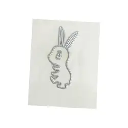 Новый мультфильм кролик металлические Вырубные штампы трафарет для скрапбукинга "сделай сам" штамп для альбомов бумажная карта тиснение