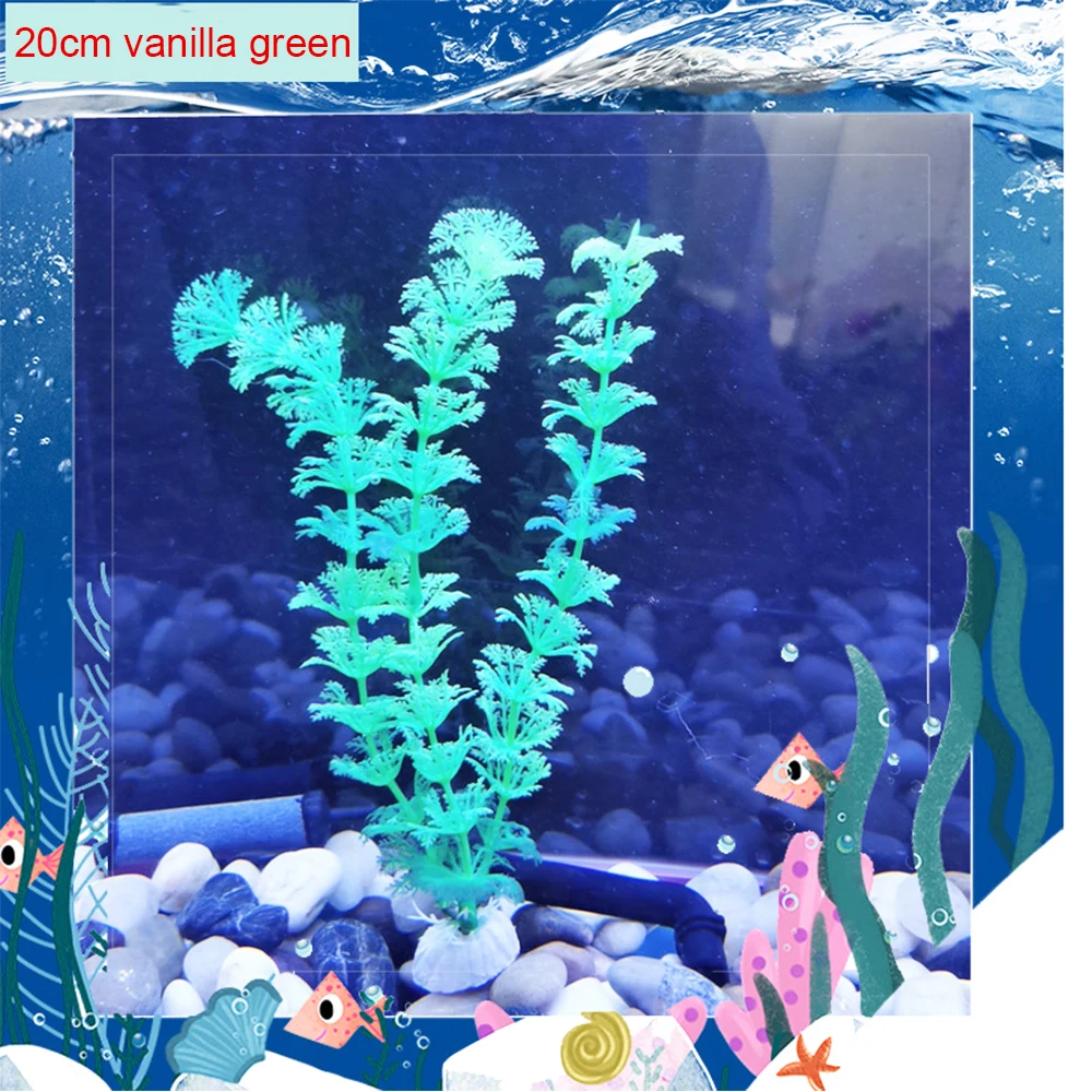 

Water Plant Grass Simulation Artificial Plastic Aquarium Decorations Plants Fish Tank Grass Ornament Decor Aquatic Accessories