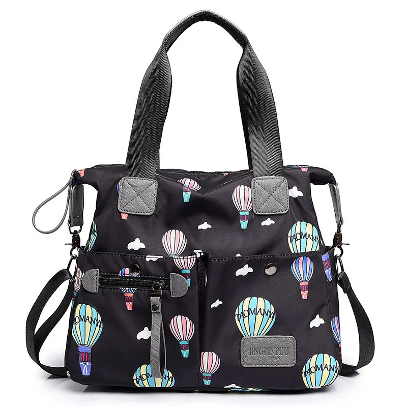 

2019 New Style Nylon Canvas Women's Shoulder Bag/ Hand Bag Shoulder Bag Oxford Cloth Bag Casual Large-Volume Mommy Bag