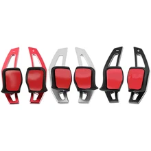 Управление алюминиевым сплавом колеса подрулевые лепестки для переключения передач для Skoda Octavia Rs лопастной редуктор автомобильные аксессуары Чехлы