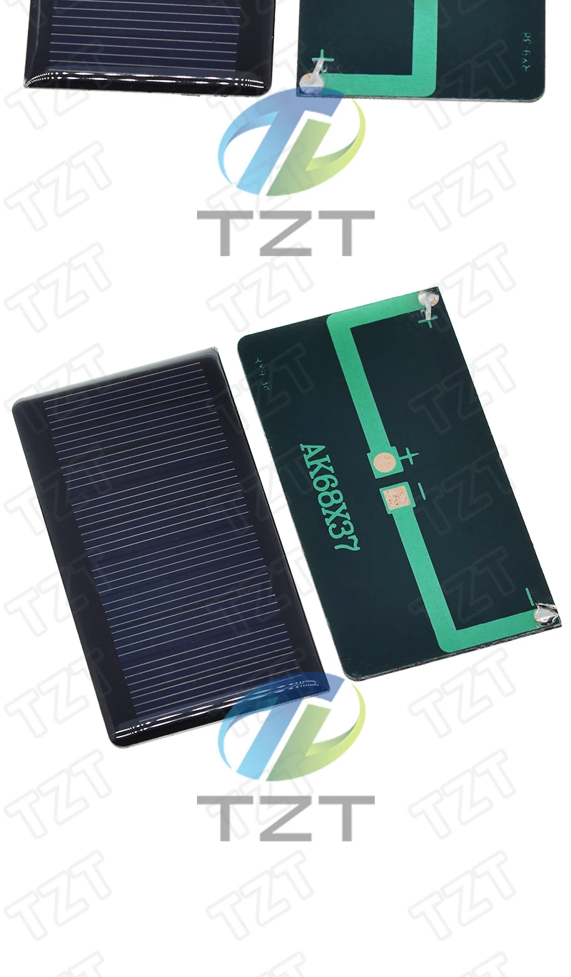 GREATZT 5,5 V 50 mA Solarpanels, polykristallin, 68 x 37 mm, Mini-Sunpower-Solarzellen, DIY-Photovoltaik-Panel für Batterieladegerät – Detail 8