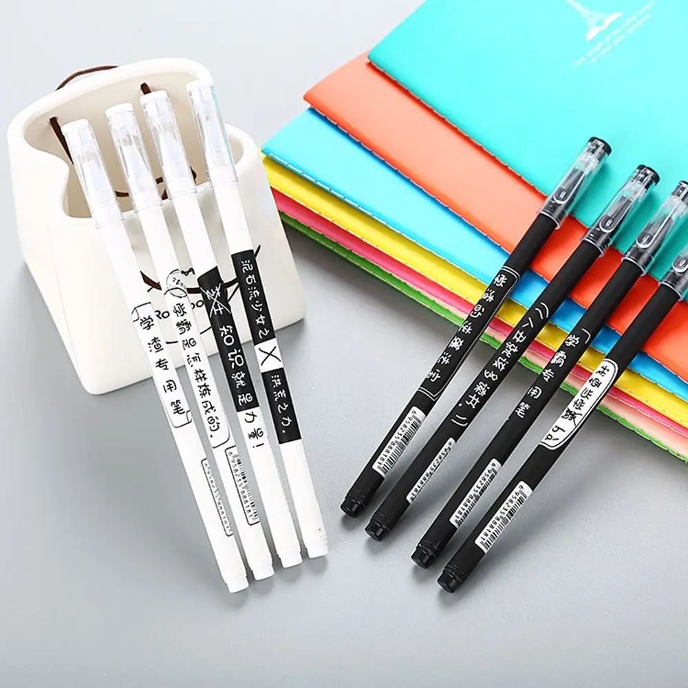 

Creative Personality Cute Schoolmaster Gel Pen High Quanlity Learning Stationery Office Supplies Needle Black cute Pen free ship