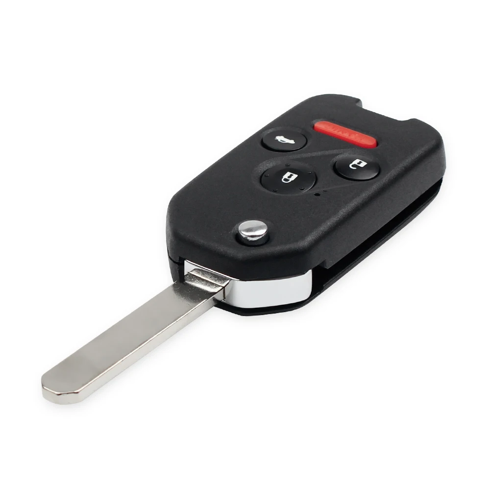 KEYYOU изменение флип дистанционный ключ для автомобиля в виде ракушки для Honda подходит для Civic CRV Jazz HRV Accord Pilot Insight 2/3/4 кнопки Foliding ключ