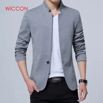 

2020 New Blazer Men Jackets Male Stand Collar Male Blazers Slim Fit Mens Blazer black Jacket Men Plus Size Spring Wear