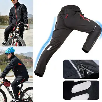 

Unisex Woman Spring Autumn Riding Cycling Bicycle Bike Thin Pants Long Trousers