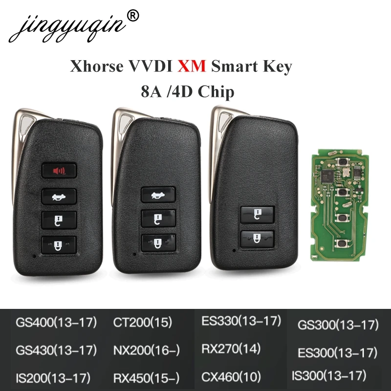 Jingyuqin VVDI XM Smart Универсальный пульт дистанционного управления с печатной платой