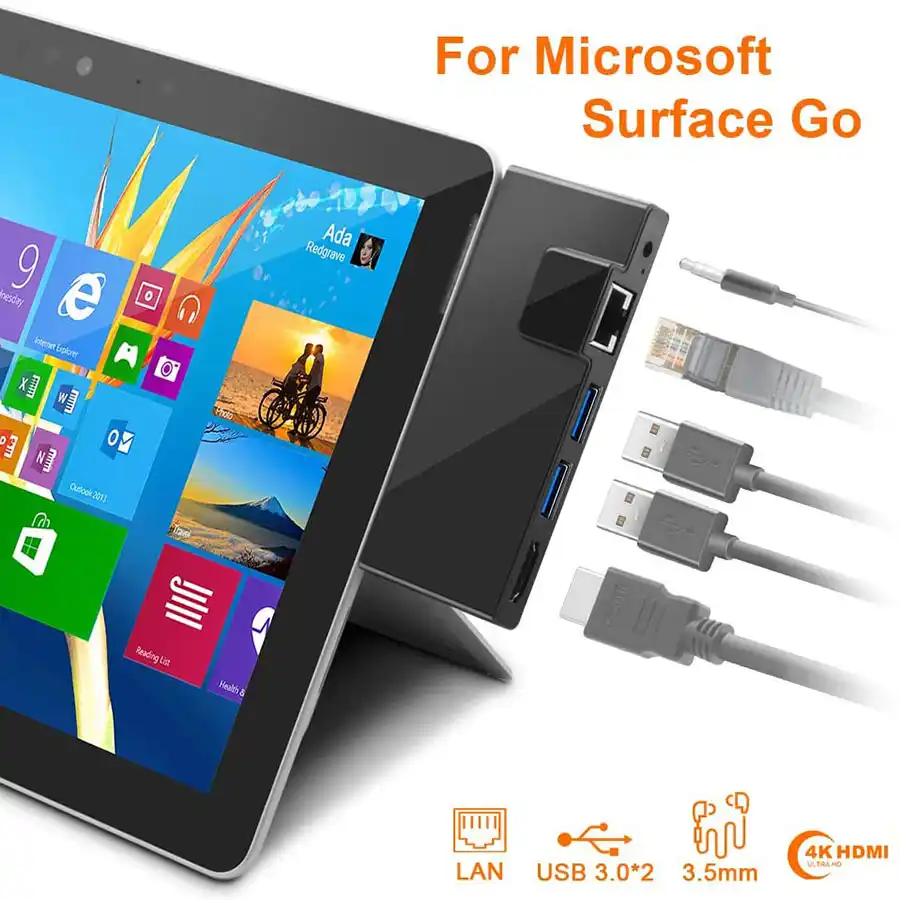 Surface Go Docking Station Usb C Hub Hdmi Rj45 Gigabit Ethernet Adapter Type C Hub Microsoft Surface Go Accessories Usb Hubs Aliexpress Surface Go Docking Station Usb C Hub Hdmi Rj45 Gigabit Ethernet Adapter Type C Hub Microsoft Surface Go Accessories Usb Hubs Aliexpress