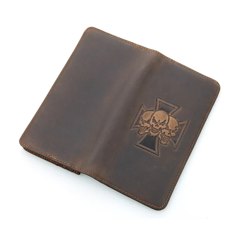 Najtaniej Top Quality długi portfel ze skóry unisex torebka clutch zipper portfele podróżne