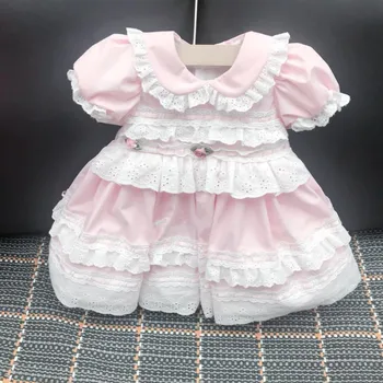 

Baby girl clothes Spanish retro Lolita dress Sweet Cute Princess dress for girls birthday party dress vestidos Y2644