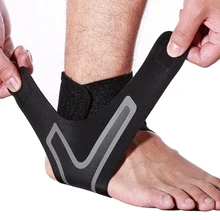 1pc Ankle Support Brace Ankle Protector Elasticity Adjustment Protection Foot Bandage Sprain Prevention Sport Fitness Guard Band